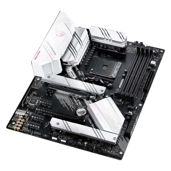 Rog Strix B550-a Gaming Blowing Snow Gaming Motherboard Supports Cpu 3700 X5600x 5800x And B550socket Am4