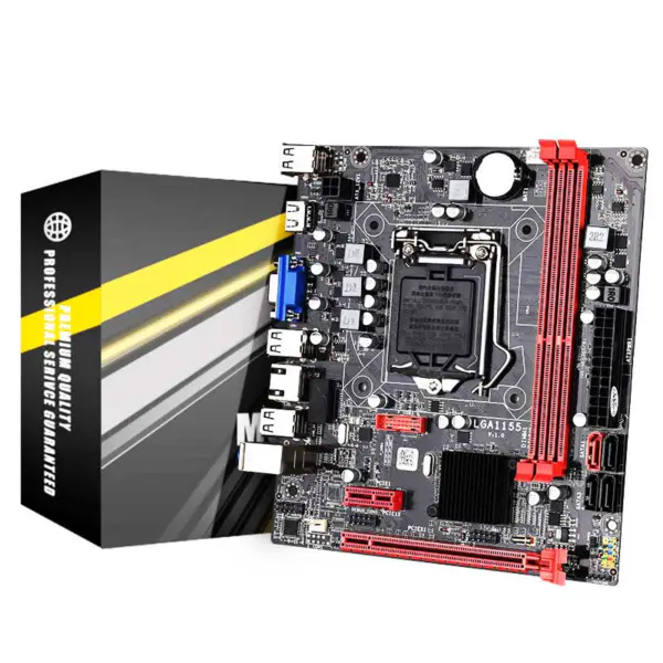 Riserless B75 Motherboard Lga1155 Socket Motherboard High Performance Gaming Ddr3 Pc Mainboard