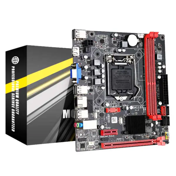 Riserless B75 Motherboard Lga1155 Socket Motherboard High Performance Gaming Ddr3 Pc Mainboard