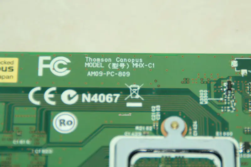 Canopus FIRECODER Blu-ray MHX-C1 PCI X1 høyhastighets maskinvarekort AM09-PC-809