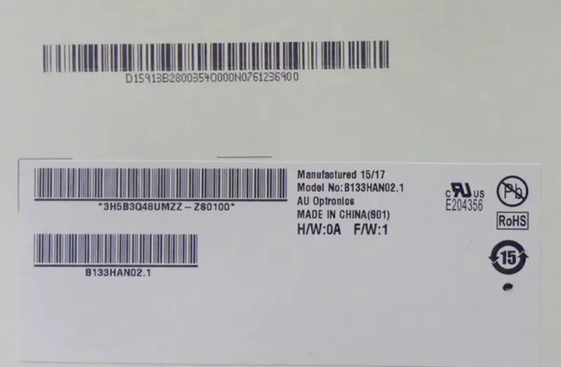 ASUS UX305 UX305FA UX305CA UX305LA erstatning Led-skjerm B133HAN02.1