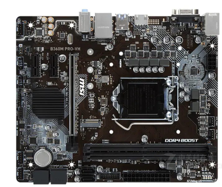 MSI B360M PRO-VH stasjonært hovedkort LGA 1151 DDR4 8. generasjons Core i7/i5/i3 32 GB