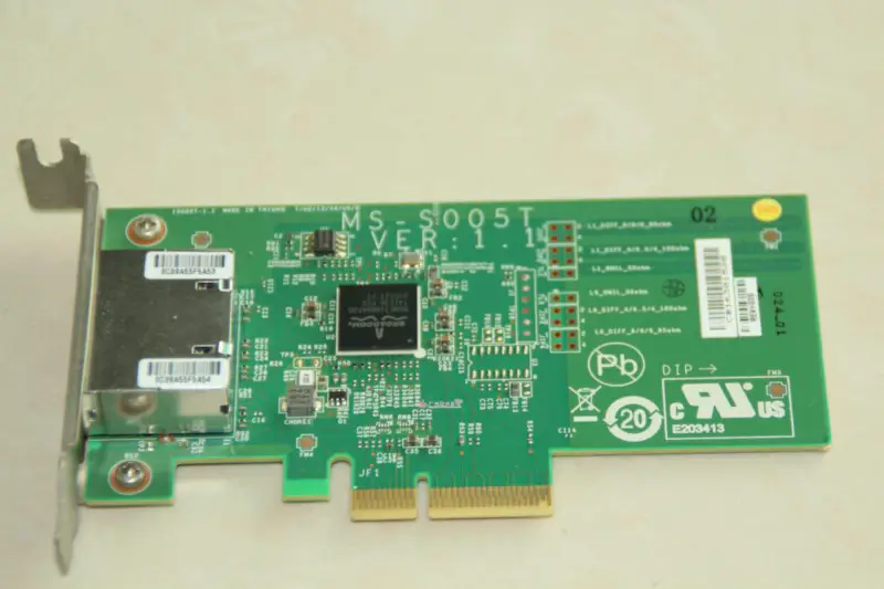 Broadcom BCM5718 VER:1.1 Gigabit-nettverkskort med to porter