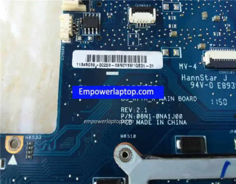 Toshiba C670 08N1-0NA1J00 hovedkort
