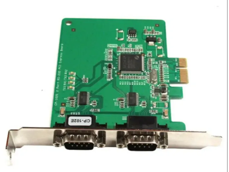 Moxa CP-102E Dual Port RS-232 PCI-E seriell kort