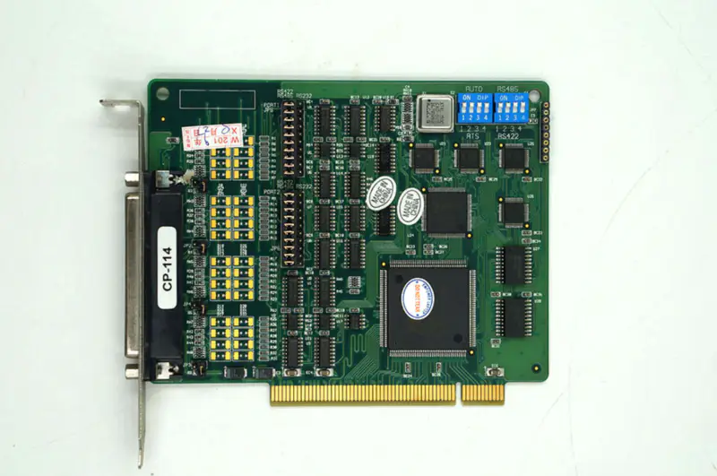 Moxa PCI serielle kort CP-114 4-port RS-232/422/485 industrielt hovedkort