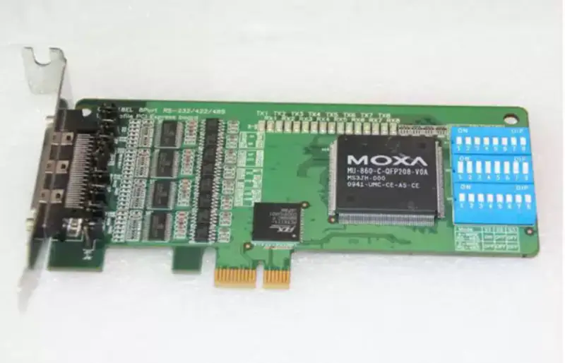 MOXA CP-118EL 8 PORT RS-232/422/485 PCIe SERIAL CARD industrielt hovedkort