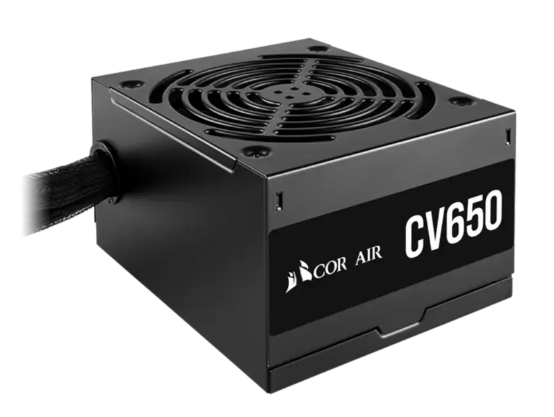 Cors Air Power Pc-strømforsyning Cv650 650w Atx High Power Supply 80plus Low Noise Fan Rps0128