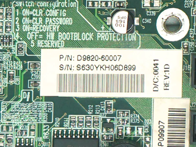 HP D9820-60007 Motherboard