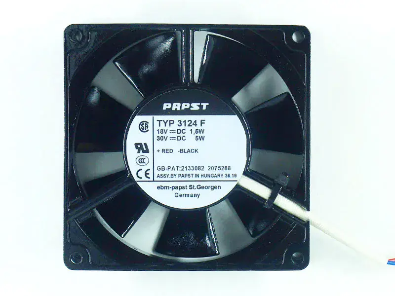 PAPST TYP3124F DC 18V 5w 30V fan