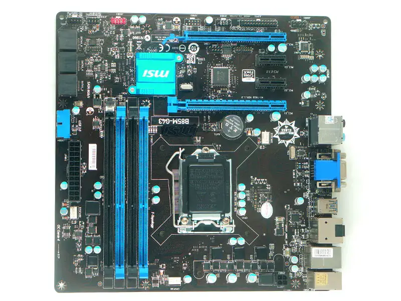 MSI B85M-G43 hovedkort LGA1150 DDR3 32 GB M-ATX