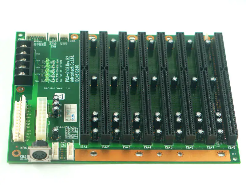 Advantech IPC-6608 PCA-6108 Rev.B2 8-spors industrielt bakplan