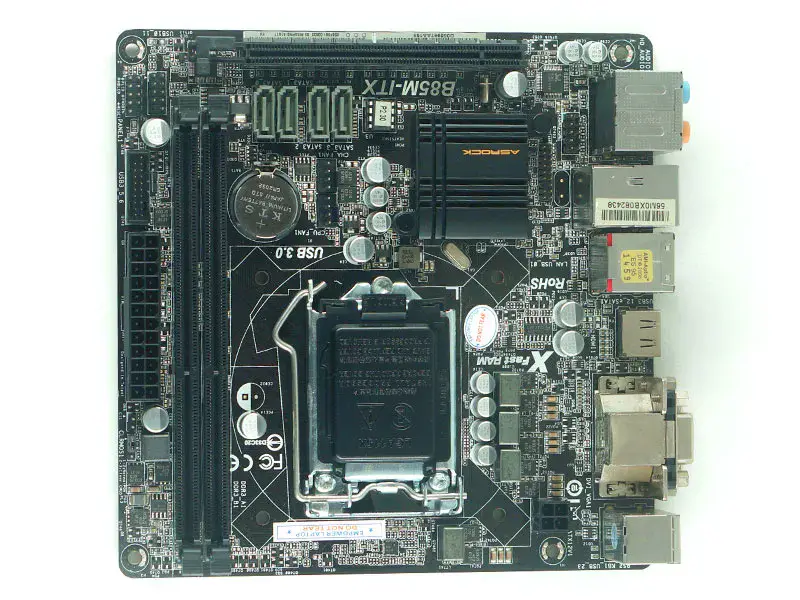Asrock B85M-ITX-hovedkort LGA1150 DDR3 16G Mini-ITX