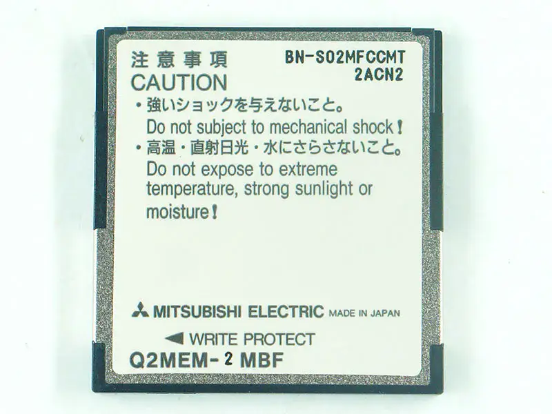 Mitsubishi Q2MEM-2MBF Linear Flash Memory Card 2M BYTES