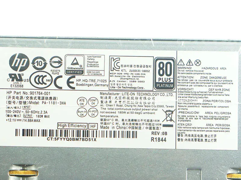 HP PA-1181-3HA 901764-001 Power Supply