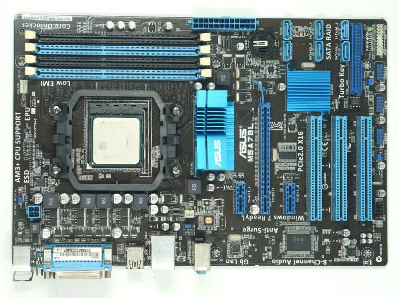 Asus M5A78L hovedkort 760G AM3+ ATX
