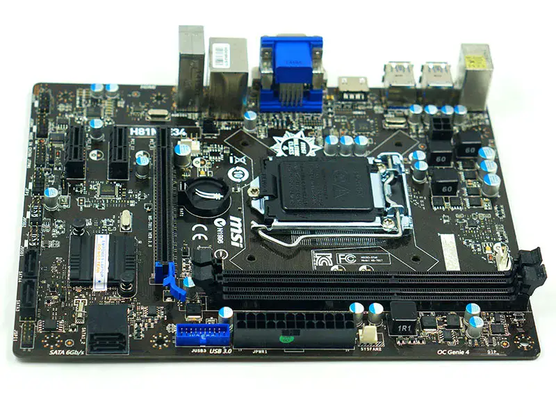 MSI H81M-E34 hovedkort LGA1150 DDR3