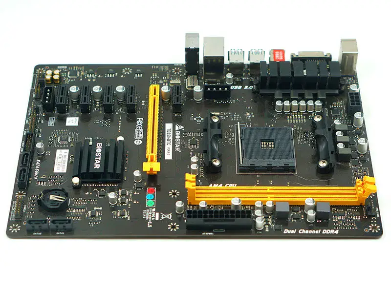 Biostar TB350-BTC hovedkort Socket AM4 DDR4