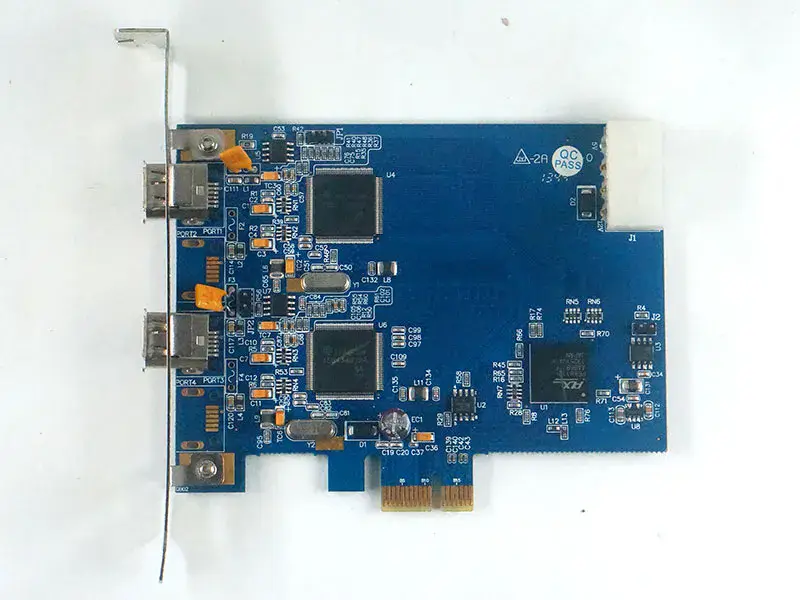 FWX2-PCIE10 Rev: 1.1 FWX2-PCIE10-2 1394-opptakskort