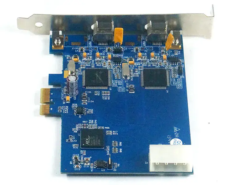 FWX2-PCIE10 Rev: 1.1 FWX2-PCIE10-2 1394-opptakskort