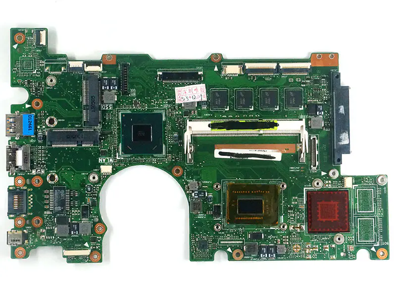 B400A hovedkort I5-3317U CPU REV2.0 4GB RAM For Asus B400VC B400V B400A Laptop hovedkort