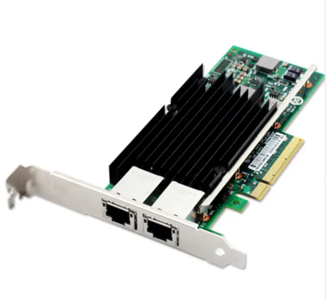 Original Intel X520-T2 X540-T2 10Gps RJ45 PCI-E E10G42BT Ethernet konvergert nettverkskort