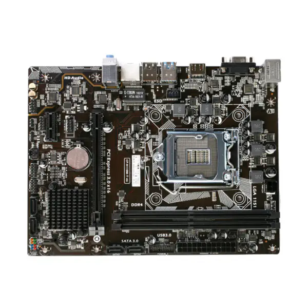Fargerikt H110M-T-hovedkort DDR4 H110 LGA1151 32G M-ATX