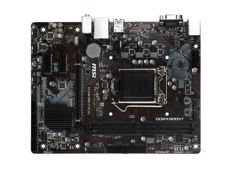 MSI H310M PRO-V PLUS hovedkort Socket AM4 DDR4 For Intel H310M H310M H310M USB3.0