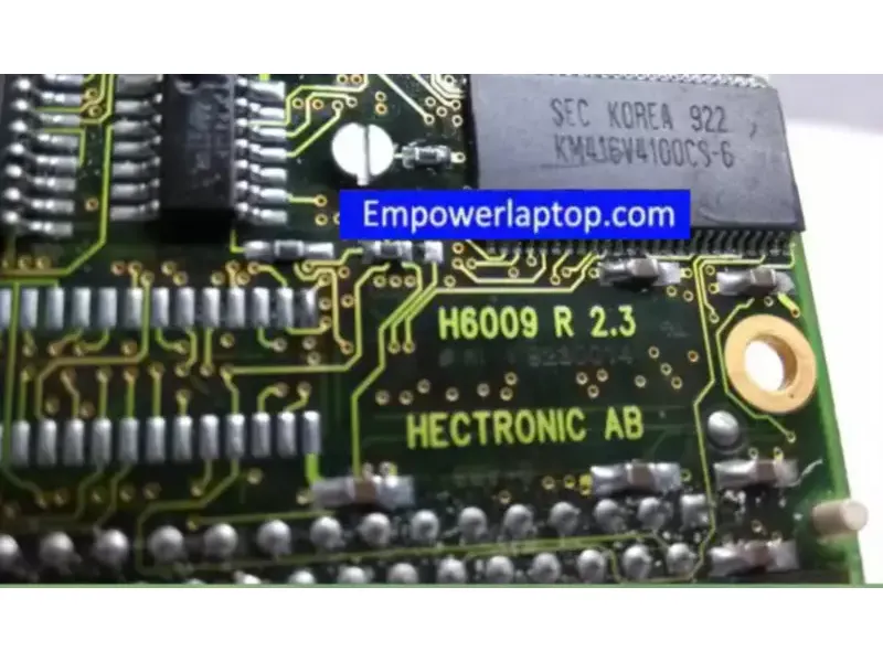 HECTRONIC AB H6009 R 2.3 FUNK TEST S/N 3980 industrielt hovedkort