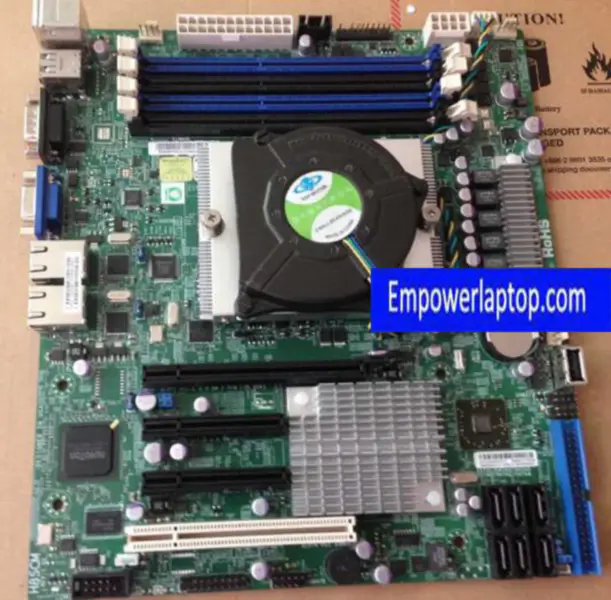 SuperMicro H8SCM SR5650 DDR3 C32-hovedkort med støtte for 4/6/8 kjerner og CPU-vifte