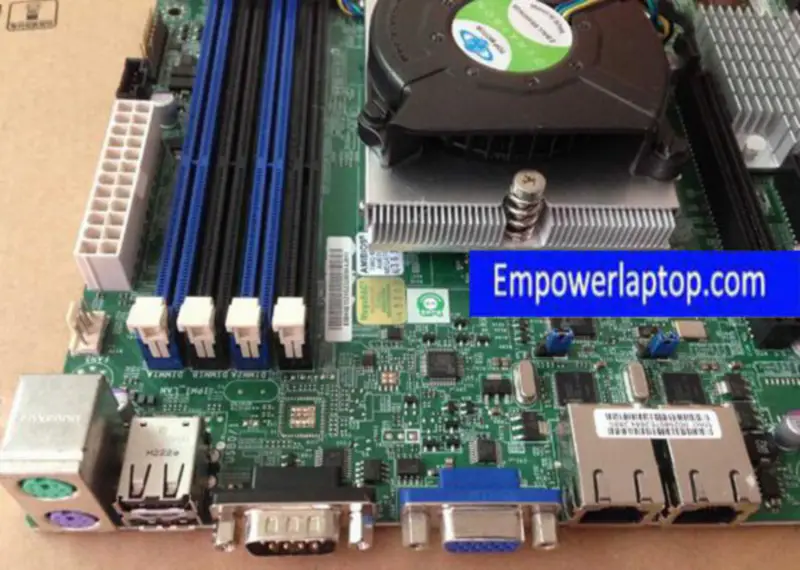 SuperMicro H8SCM SR5650 DDR3 C32-hovedkort med støtte for 4/6/8 kjerner og CPU-vifte