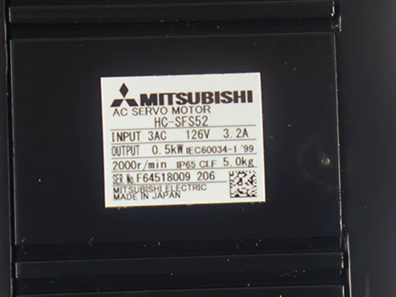 Mitsubishi HC-SFS52 AC-servomotor