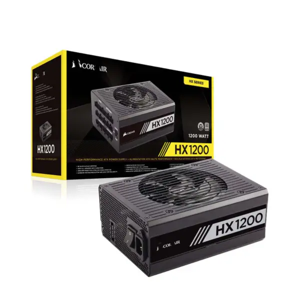 Cors Air Power 1200w Hx1200 stasjonær strømforsyning 80 Plus strømforsyning Platinum full modul Pcie5-støtte Rtx 4090 Rps0077