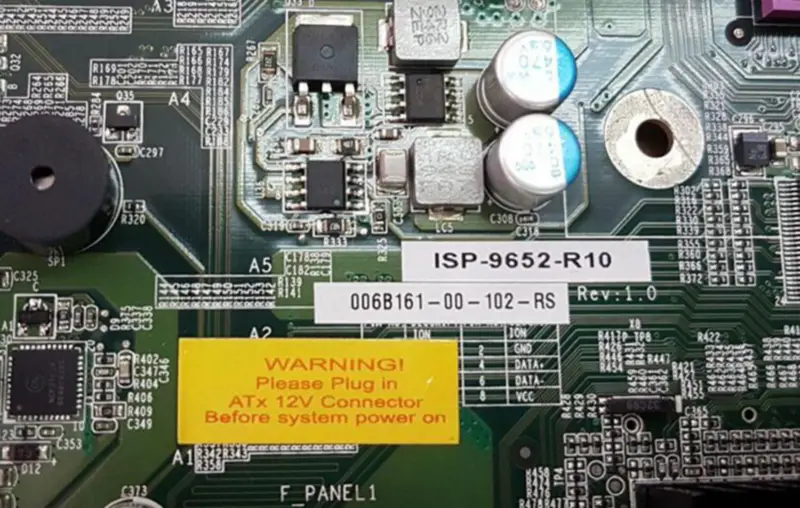 IEI ISP-9652-R10 Hovedkort for industrielt utstyr