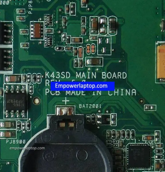 Asus K43SD hovedkort