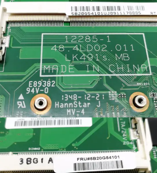 FRU:5B20G54101 For Lenovo K4450 K4450A Bærbar PC-hovedkort med SR1EF I5-4210U 12285-1 48.4LD02.011 Hovedkort 2G