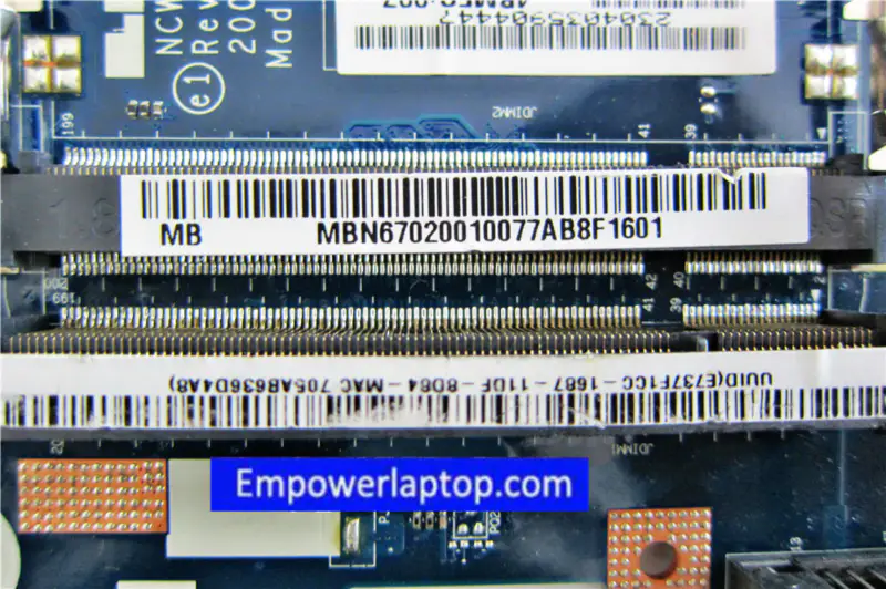 Acer E527 E627 5532 5517 NCWG0 hovedkort