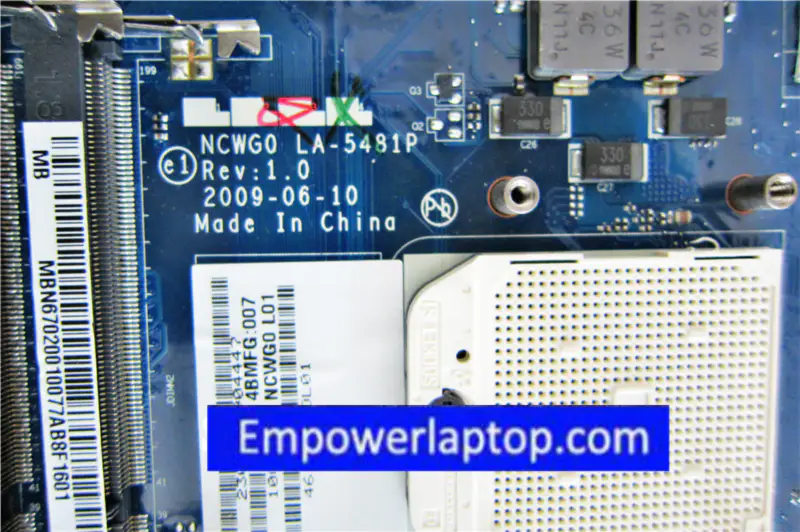 Acer E527 E627 5532 5517 NCWG0 hovedkort