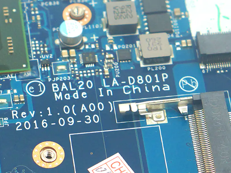 Dell 15 5567 17 5767 BAL20 LA-D801P hovedkort med dedikert grafikkort