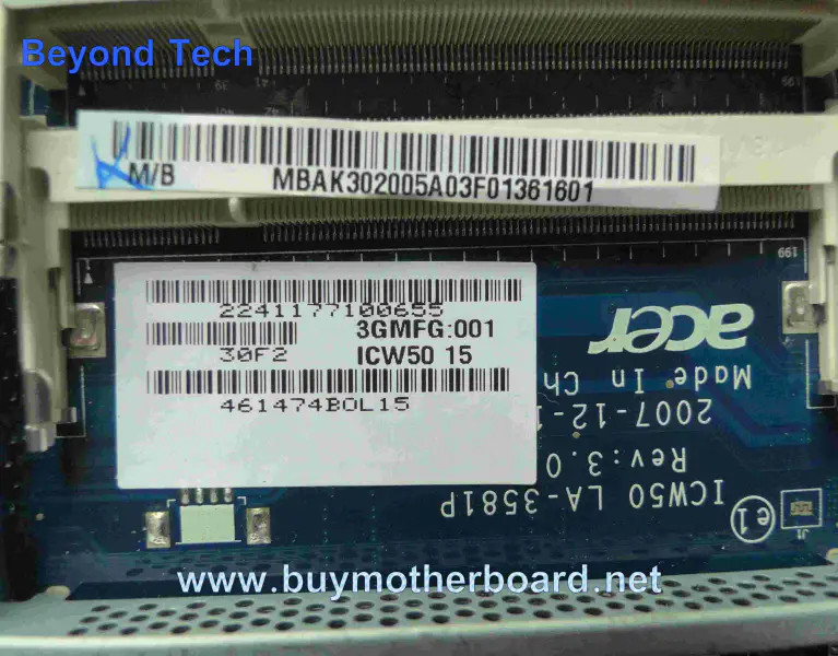 Acer MBAK302005 hovedkort for 5520