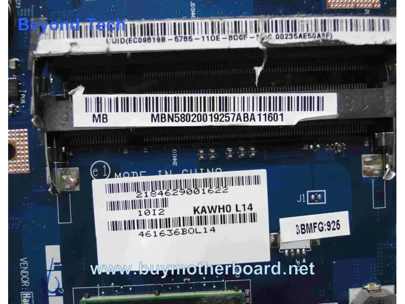 Acer MBN5802001 E525 725 hovedkort