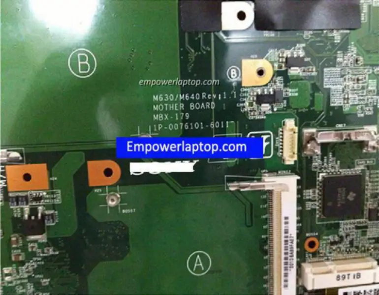 Sony MBX-179 M630 M640 1P-0076101-6011 hovedkort