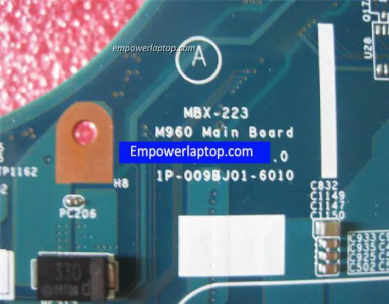 Sony VPCEB M960 MBX-223 1P-009BJ01-6010 hovedkort