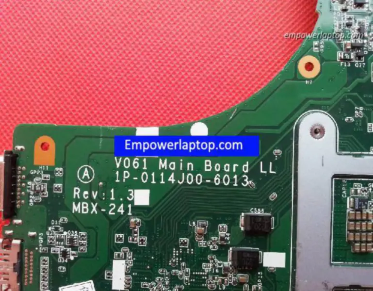 Sony VPCCB MBX-241 V061 1P-0114J00-6013 A1871105A A1848535A Hovedkort