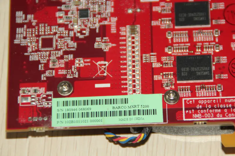 BARCO MXRT 5200 AMD ATI FireGL V5600 512M grafikkort
