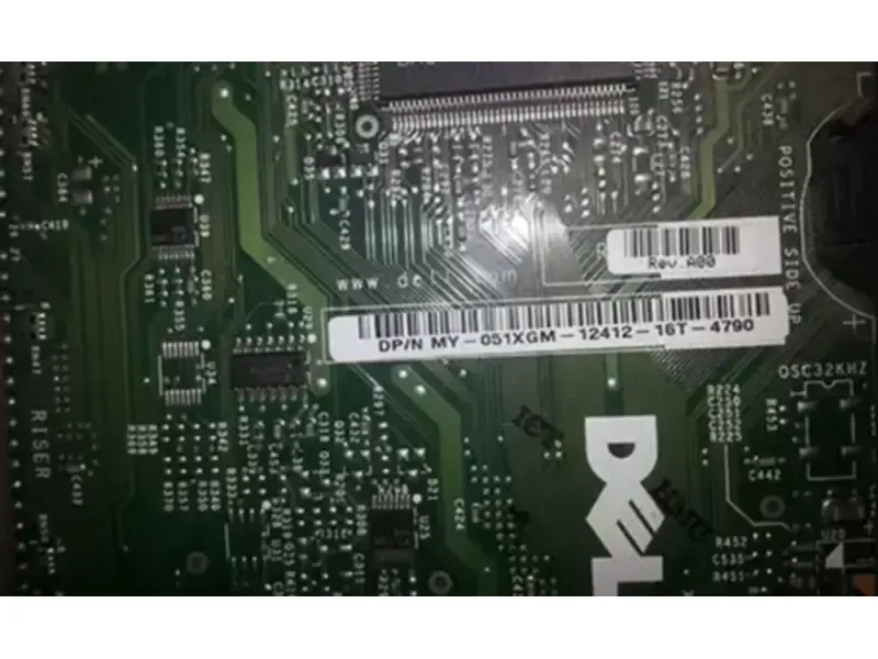 DELL OptiPlex GX110 370 CPU MY-051XGM serverhovedkort med ISA