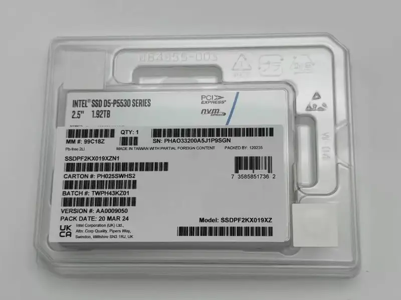 SSD i Intel P5530-serien