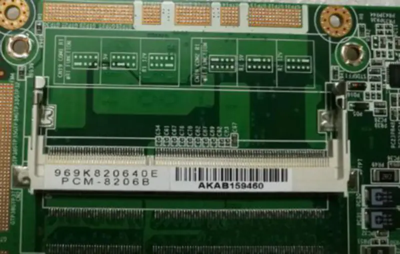 Advantech PCM-8206B REV.A1 19AK820620-02 969K820640E industrielt hovedkort