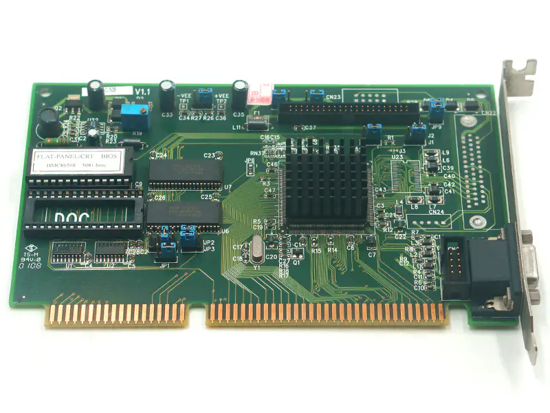 IEI PLC-508 V1.1 FLAT-PANEL/CRT BIOS TP6508 5081.HMC V1.1 ISA Bus LCD/CRT VGA Card industrial motherboard