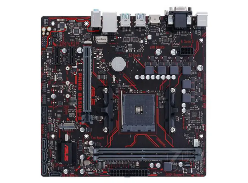 Asus PRIME B350M-E hovedkort Socket AM4 DDR4